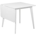 Weiße Moderne AC Design Furniture Rechteckige Kulissentische lackiert ausziehbar Breite 50-100cm, Höhe 50-100cm, Tiefe 50-100cm 4 Personen 