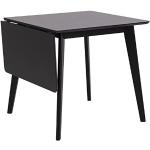 Schwarze Moderne AC Design Furniture Rechteckige Kulissentische lackiert ausziehbar Breite 50-100cm, Höhe 50-100cm, Tiefe 50-100cm 4 Personen 