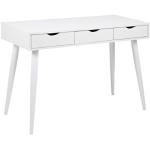 AC Design Furniture Schreibtisch Ivar, weiss, MDF, B: 50 x T: 110 x H: 77 cm