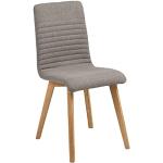 Reduzierte Hellbraune Moderne AC Design Furniture Esszimmerstühle & Küchenstühle aus Stoff Breite 0-50cm, Höhe 50-100cm, Tiefe 0-50cm 2-teilig 