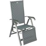 Graue ACAMP Liegestühle aus Polyrattan Breite 100-150cm, Höhe 100-150cm, Tiefe 50-100cm 