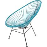 AcapulcoDesign - Acapulco Chair Classic - blau, unregelmäßig, Kunststoff,Metall - 70x90x95 cm - petrol/schwarz (802)