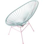 AcapulcoDesign - Acapulco Chair Classic - grau, unregelmäßig, Kunststoff,Metall - 70x90x95 cm - graublau/flieder (102)
