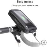 Accezz Telefonhalter Fahrrad für das iPhone 11 Pro Max - universell - mit Gehäuse - schwarz