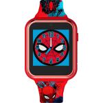 Rote Spiderman Smartwatches aus Kunststoff mit Kunststoff-Uhrenglas für Kinder 