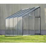 ACD Glas Anlehngewächshaus MR208H | Silber | 593x155x260 cm