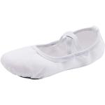 Weiße Balletschuhe & Spitzenschuhe aus Leder leicht für Kinder Größe 22 