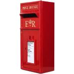 Reduzierte Rote Englische Briefkästen pulverbeschichtet mit Wandhalterung 