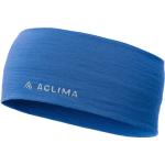 Blaue Aclima Lightwool Strick-Stirnbänder für Herren Größe L 