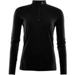 Aclima LightWool Zip Shirt Woman Jet Black (Auslaufware) (XS)
