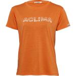 Aclima Aclima Women's LightWool 140 Classic Tee Logo Orange Tiger Orange Tiger L