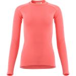 Korallenrote Langärmelige Langarm-Unterhemden für Damen Größe XL 