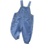 Jeans-Latzhosen für Kinder aus Baumwolle für Babys 