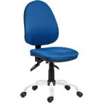 Reduzierte Blaue Ergonomische Bürostühle & orthopädische Bürostühle  aus Polyester höhenverstellbar 