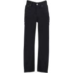 Schwarze Acne Studios Nachhaltige Straight Leg Jeans aus Denim für Herren Größe XXL Weite 24, Länge 30 