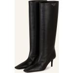 Schwarze Acne Studios Karree Nachhaltige High Heel Stiefeletten & High Heel Boots aus Glattleder für Damen Größe 39 