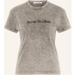 Graue Vintage Acne Studios Nachhaltige T-Shirts aus Baumwolle für Damen Größe S 