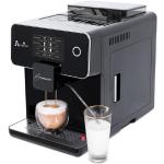 Schwarze Moderne Acopino Kaffeevollautomaten mit Kaffee-Motiv aus Kunststoff mit Kaffeemühle 