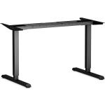 Schwarze Schreibtisch-Gestelle Verzinkte höhenverstellbar Breite 100-150cm, Tiefe 50-100cm 