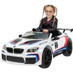 Actionbikes Motors Elektro-Kinderauto »Elektroauto BMW M6 GT3«, Belastbarkeit 35 kg, m. Fernbedienung - Softstart - Bremsauto. - 2x 12 V Motor, weiß