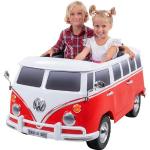 Reduzierte Rote Volkswagen / VW Bulli / T1 Transport & Verkehr Elektroautos für Kinder aus Kunststoff für 3 - 5 Jahre 