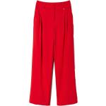Reduzierte Rote Palazzo-Hosen für Damen Größe S 