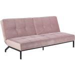 Rosa Actona Company Perugia Design Schlafsofas aus Stoff mit Relaxfunktion 