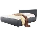 ADA premium Polsterbett Tiana, mit Bettkasten, inklusive Lattenrost grau Betten