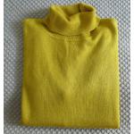 Gelbe Adagio Rollkragen Kaschmir-Pullover aus Kaschmir für Damen Größe L für den für den Herbst 