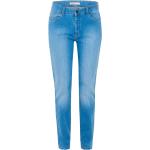 Blaue Business Adagio Straight Leg Jeans aus Denim für Damen 