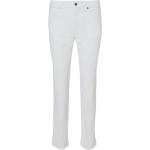 Weiße Adagio Slim Fit Jeans aus Denim für Damen Größe M 