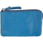 Blaue Unifarbene Adagio Damenschlüsseletuis & Damenschlüsseltaschen mit Reißverschluss 