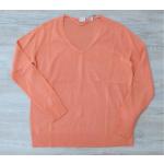 Peachfarbene Adagio Kaschmir-Pullover aus Wolle für Damen Größe M 