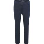 Blaue Business Adagio Business-Hosen für Damen Größe S 