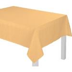 Gelbe Adam Linens Bio Nachhaltige Runde Runde Tischdecken 145 cm aus Baumwolle maschinenwaschbar 