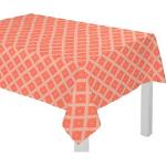 Orange Arabische Adam Linens Bio Nachhaltige Tischdecken aus Baumwolle maschinenwaschbar 