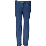 Blaue Adamo 5-Pocket Jeans mit Reißverschluss aus Baumwolle maschinenwaschbar für Herren Größe 5 XL Große Größen 