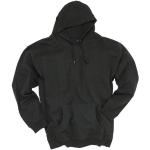 ADAMO Kapuzensweatshirt (1-tlg) Herren in Übergrößen bis 14XL, schwarz, Baumwolle - Sweatware, schwarz