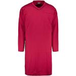 Bordeauxrote Adamo Herrennachthemden aus Baumwolle Größe 10 XL 