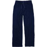 Blaue Adamo Pyjamahosen lang für Herren Größe 4 XL 