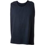 Marineblaue Adamo Herrenmuskelshirts & Herrenachselshirts aus Baumwolle Größe 9 XL Große Größen 