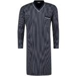 Marineblaue Gestreifte Langärmelige Adamo Herrennachthemden aus Jersey trocknergeeignet Größe 9 XL 