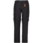 Schwarze Unifarbene Sportliche Adamo Zip Off Hosen & Zipphosen aus Polyester für Herren Größe 8 XL 