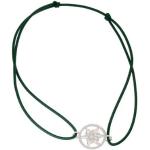 Adelia's Armband »Edelweiss Armband 925 Silber«, grün
