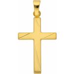 Goldene Adelia's Kreuzanhänger aus Gold für Damen 