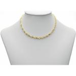 Adelia's Goldkette »333 Gold Singapur Halskette 50 cm«, Singapur Kette Goldschmuck für Damen, goldfarben