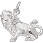 Silberne Löwe-Anhänger mit Löwen-Motiv für Herren 