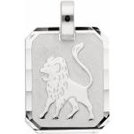 Silberne Löwe-Anhänger mit Löwen-Motiv für Herren 