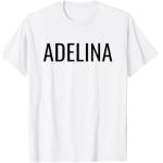 Weiße ADELINA T-Shirts für Herren Größe S 