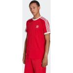 Rote adidas Adicolor T-Shirts aus Jersey für Herren Größe XS 